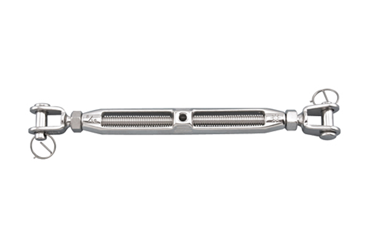Stainless Steel Cast Jaw and Jaw Turnbuckle with Nuts, S0105-0005, S0105-0007, S0105-0008, S0105-0010, S0105-0013, S0105-0016, S0105-0020 Stainless Steel Cast Jaw and Jaw Turnbuckle with Nuts, S0105-0005, S0105-0007, S0105-0008, S0105-0010, S0105-0013, S0105-0016, S0105-0020
